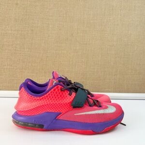 Nike KD 7 GS Color: Hyper Punch/Hyper Grape-Magnet Grey Size 7 Youth